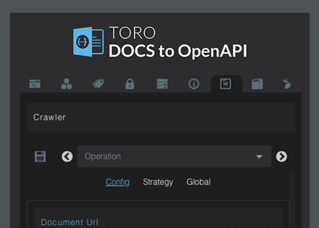 Create with TORO Docs to Open API